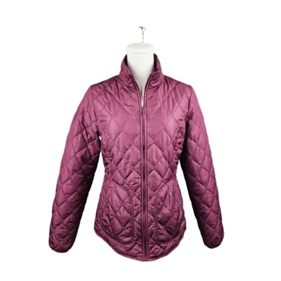 Eddie Bauer Jackets & Blazers - Eddie Bauer Women's Quilted Jacket In Purple/Egg Plant Size Small